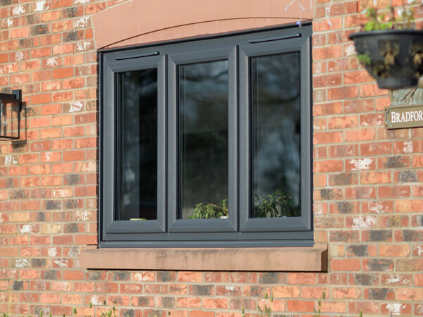 Grey Extreme UPVC Windows