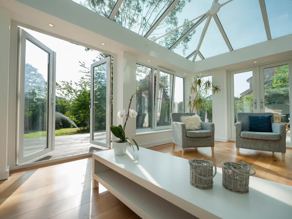 Loggia Conservatory with French Doors